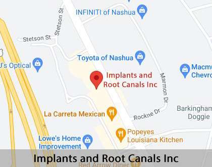 Map image for Dentures and Partial Dentures in Nashua, NH